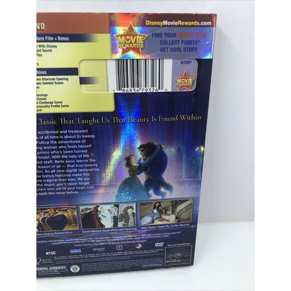 Disney Beauty and the Beast - 2 Disc DVD Set 2010 / With SLIP COVER. Sealed - Picture 6 of 14